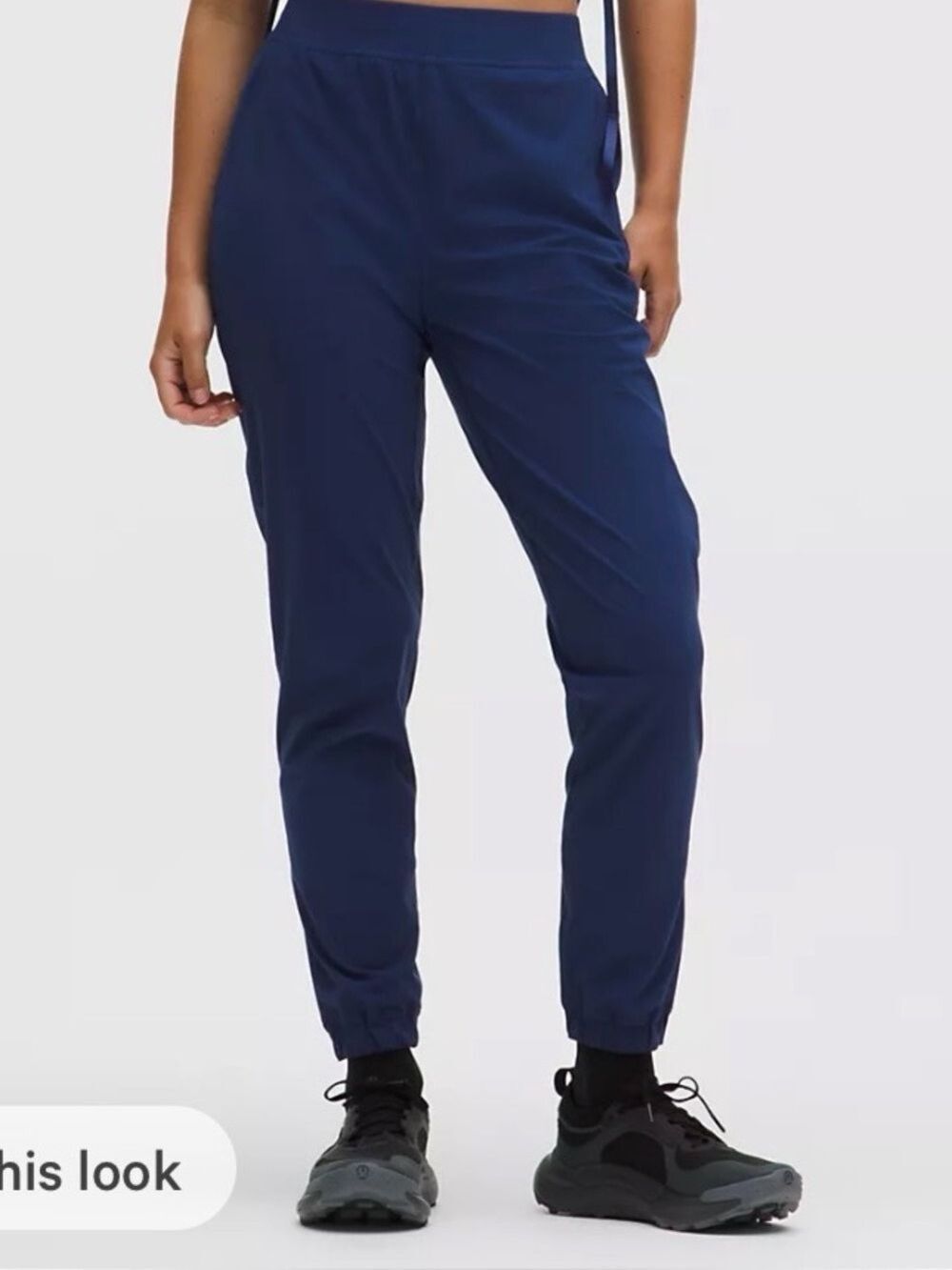 Lululemon Navy Blue Tapered Work Pants Large